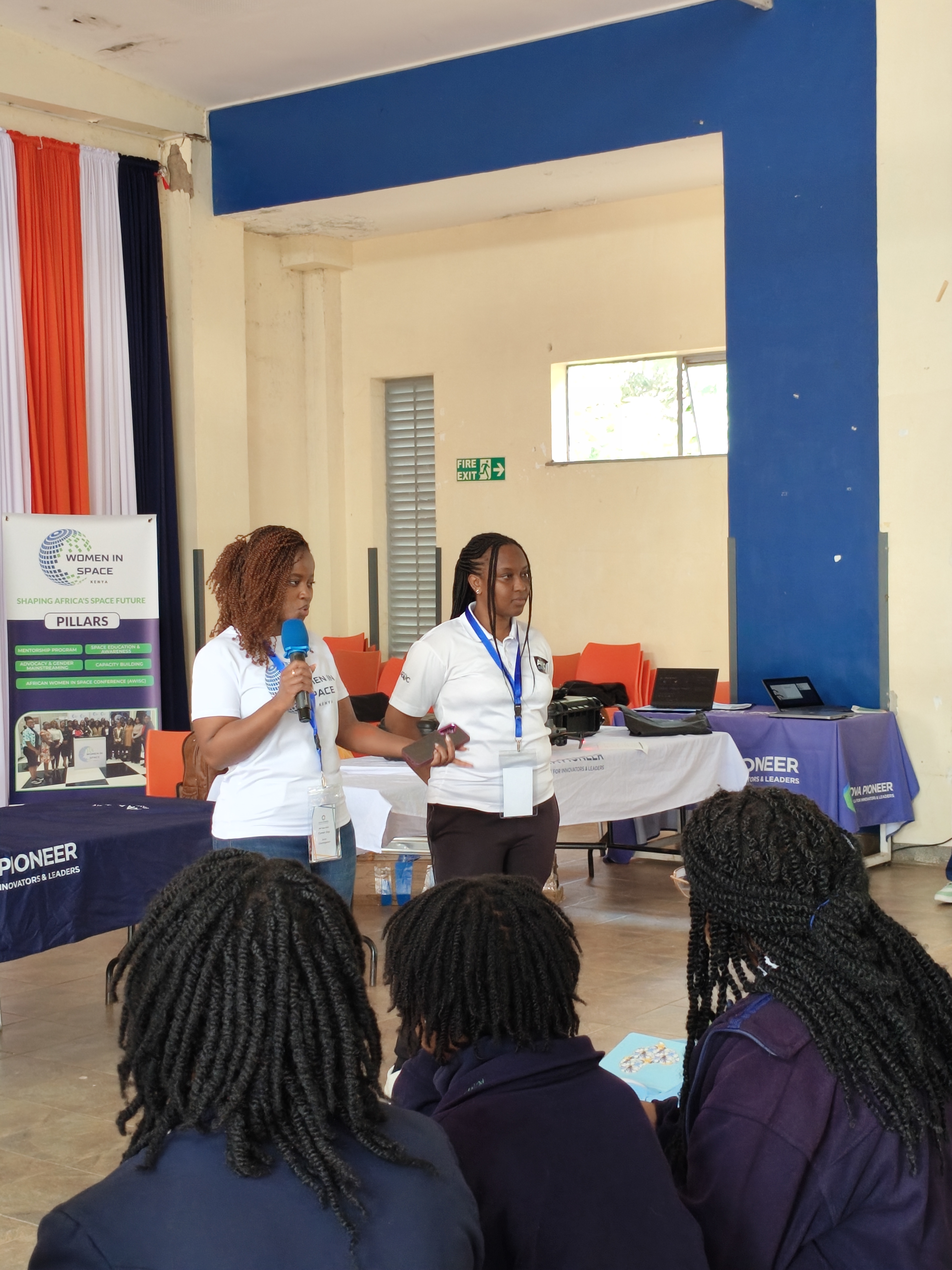 AWIS volunteers at a community event